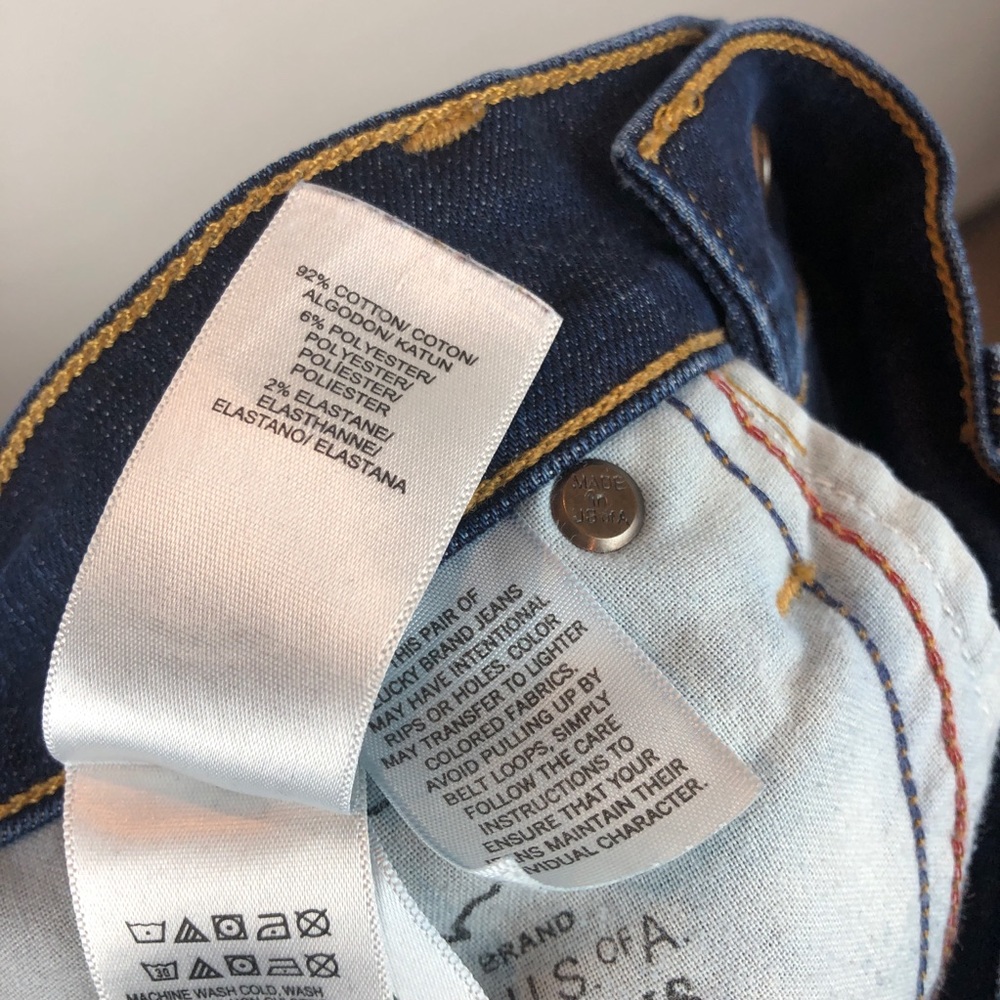 Lucky Brand Charlie Skinny Jean Size 0/25 - Picture 8 of 8